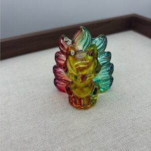 Colorful Glass Nine Tail Fox 5cm